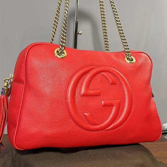 Gucci pebbled calfskin Soho Bowler - Picture 2 of 16